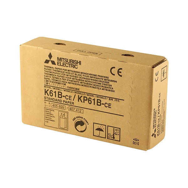 Rollo papel vídeo impresora Mitsubishi densidad normal 110 mm