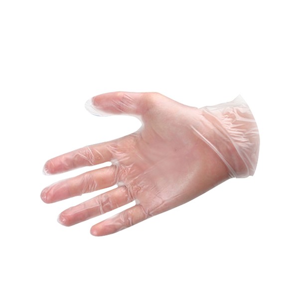 Guantes de vinilo con polvo